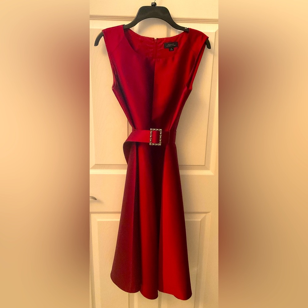 EUC beautiful deep red dress